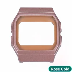 Enhanced Mod Kit for F91W Series - Black & Gold Resin Bezel Replacement (Rose Gold)