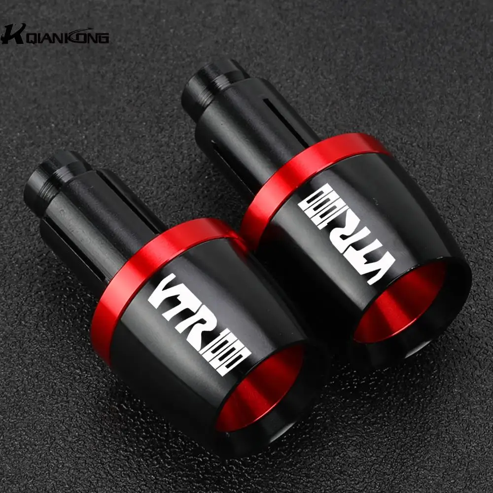 

CNC Motorcycle 22MM Handlebar Grips Handle Bar Cap End Plug FOR HONDA VTR1000 VTR 1000 1997-2004 2003 2002 2001 2000 1999 1998