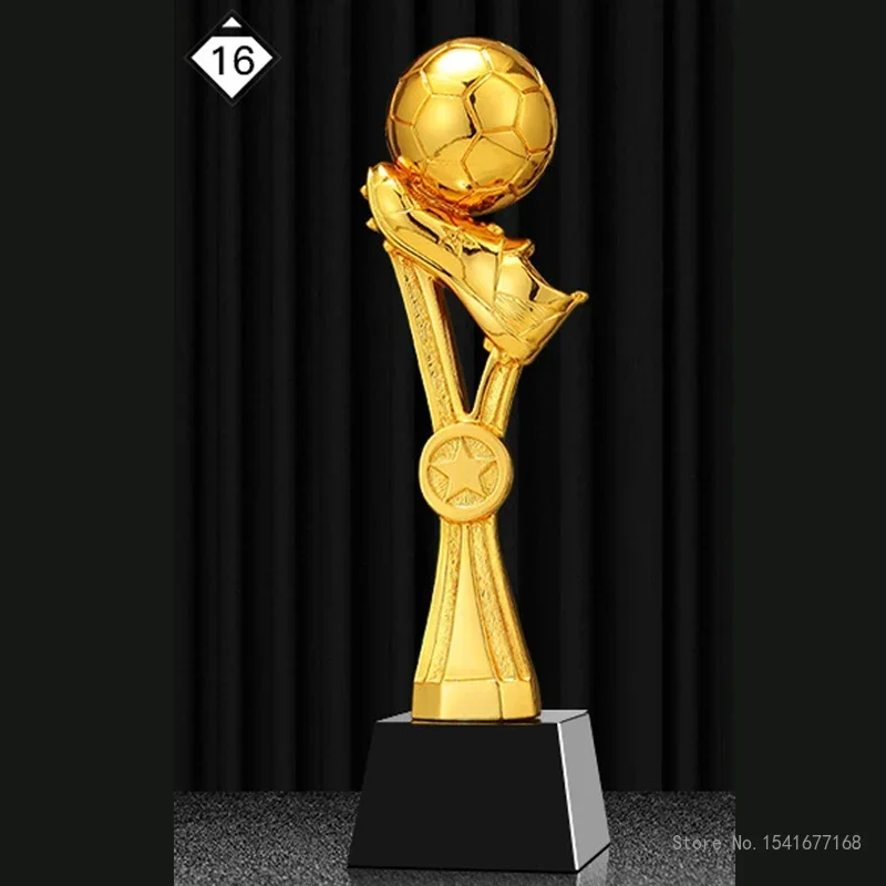 Customized Resin Trophy for Sports Souvenirs, Excellent Gold-Plated Souvenir Awards, Home Decoration Craft Cup, 28 cm, 30cm, 1Pc