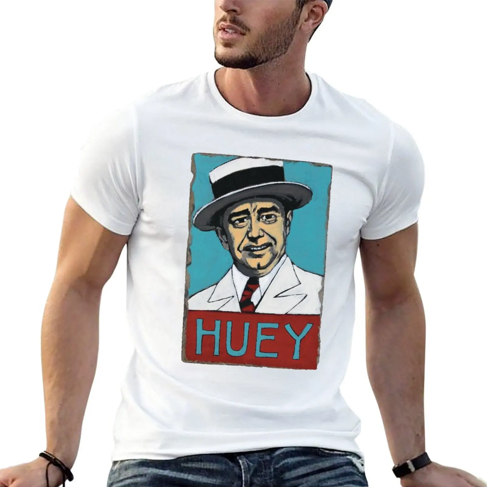

Huey P. Long! T-Shirt blacks anime clothes vintage clothes mens champion t shirts