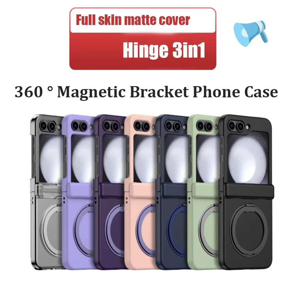 360° Magnetic Metal Phone Case with Magsafe and Hinge Protection