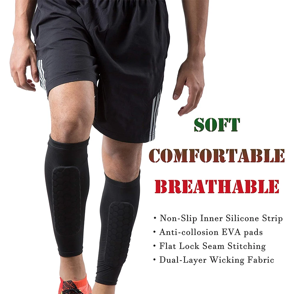 1PCS Professional Kids Soccer Shin Guards Children Crashproof Football Calf Protectior Leg Sleeves Teens Training Leg Protection soccer shin guards shin guard pads
