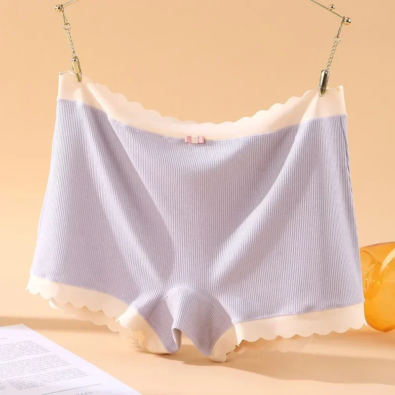 Hot Cotton Panties Women's Boxer Pants Plus Size Fashion Traceless Safety Pants Sexy Lace Boxer Woman Underwear seamless panties cotton panties