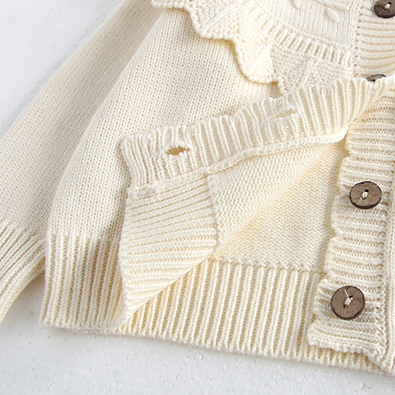 Girls Knitted Sweater Baby Cardigan Autumn Outwear