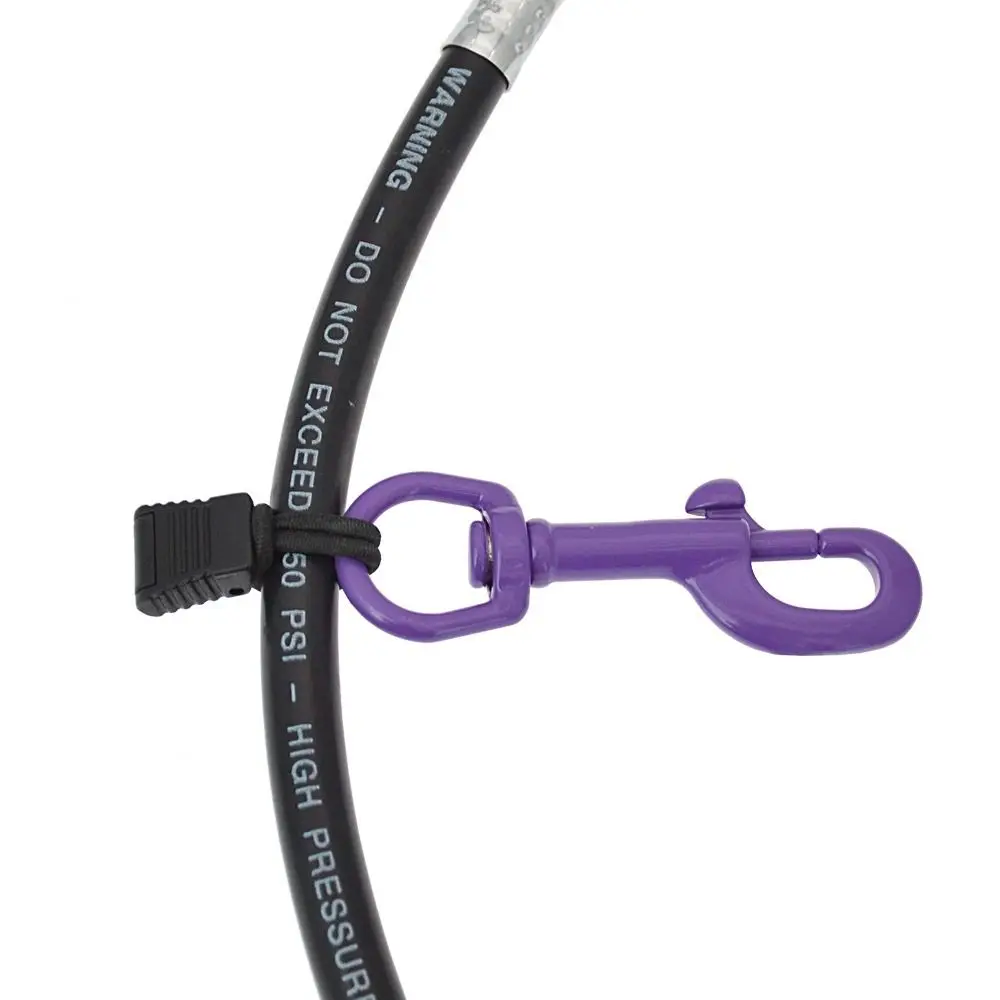 Retaining Rope 2Pcs Elastic Rope Diving Hose Clip Replacement Tie Down Strap Diving ...