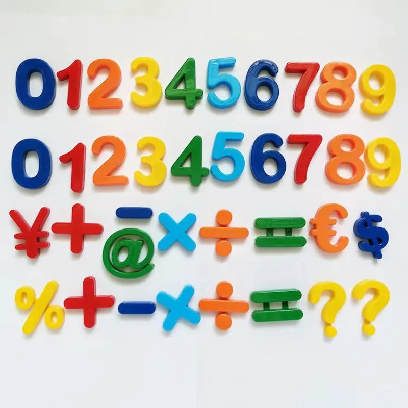 26pcs Magnetic Learning Alphabet Letters Plastic Refrigerator Stickers Toddlers Kids Learning Spelling Counting Educational Toys 5