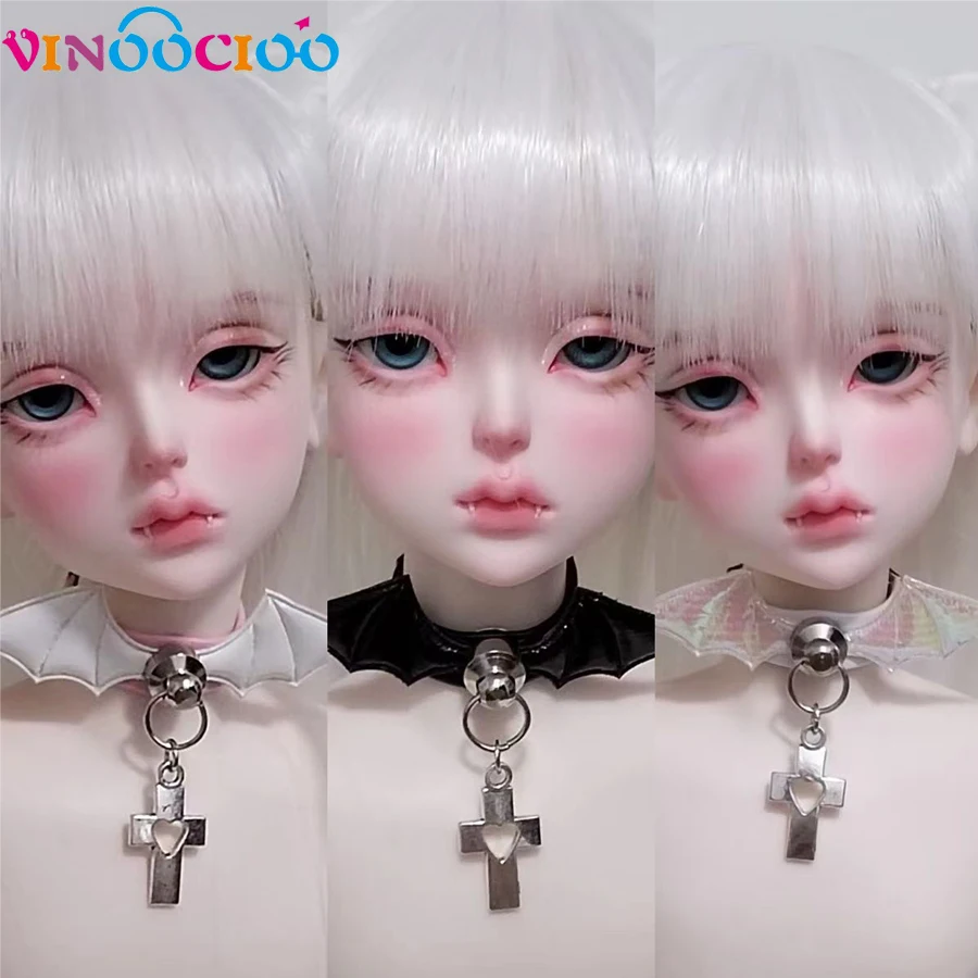 

1/6 1/4 1/3 BJD Doll Choker Devil Wing Uncle Doll NeckLace Leadrope Accessories for 30cm 45cm 60cm Uncle Doll DIY Girl Boy Gift