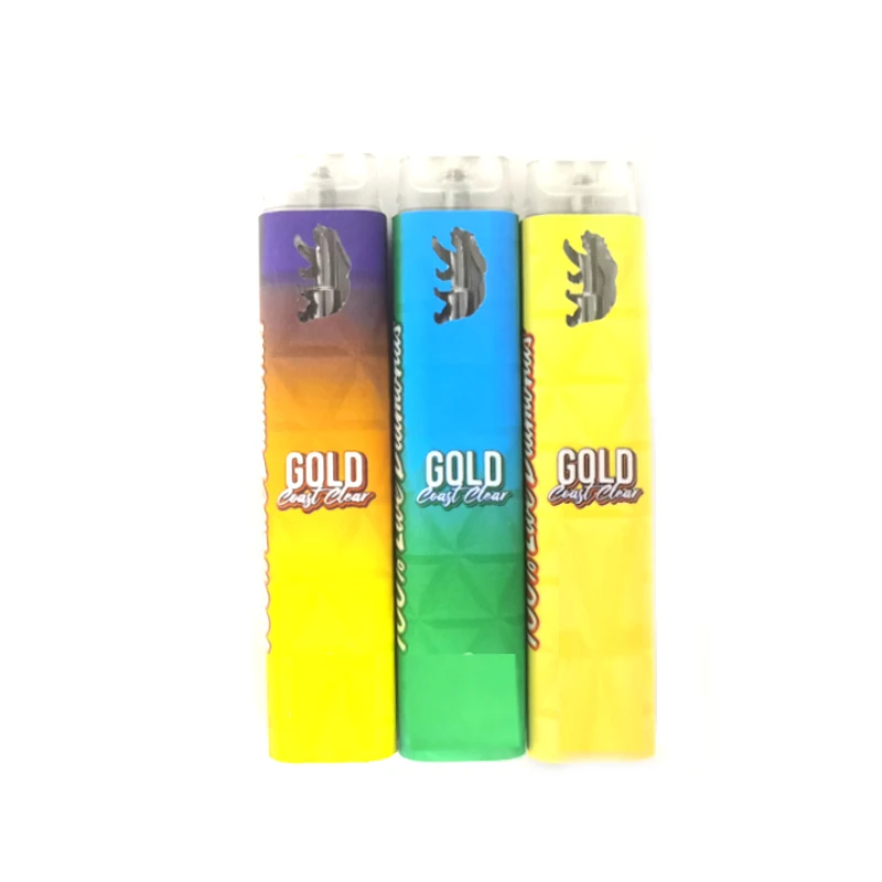 

5-50pcs Mix Color Gold coast clear Vape pen Kit 2ml Empty Pod 1.4ohm Coil 280mah Rechargable Battery Not Filled E Cigarettes