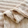 New Bubble Fleece Blanket - Solid Color Rolled Edge Cover Blanket Soft and Comfortable Bedding 150x200 180x200 200x230 6