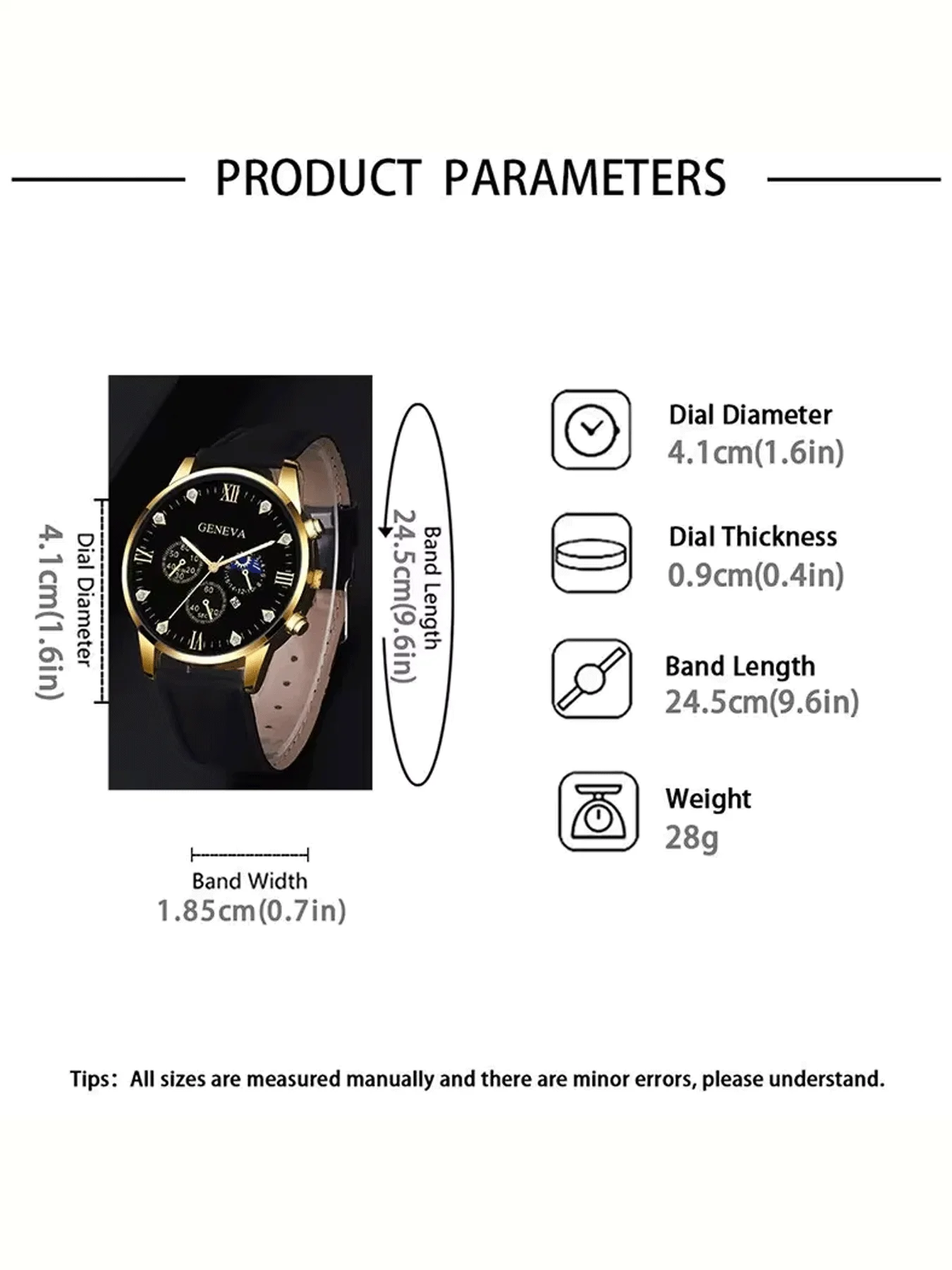 Two piece men's steel strap watch and men's quartz watch set