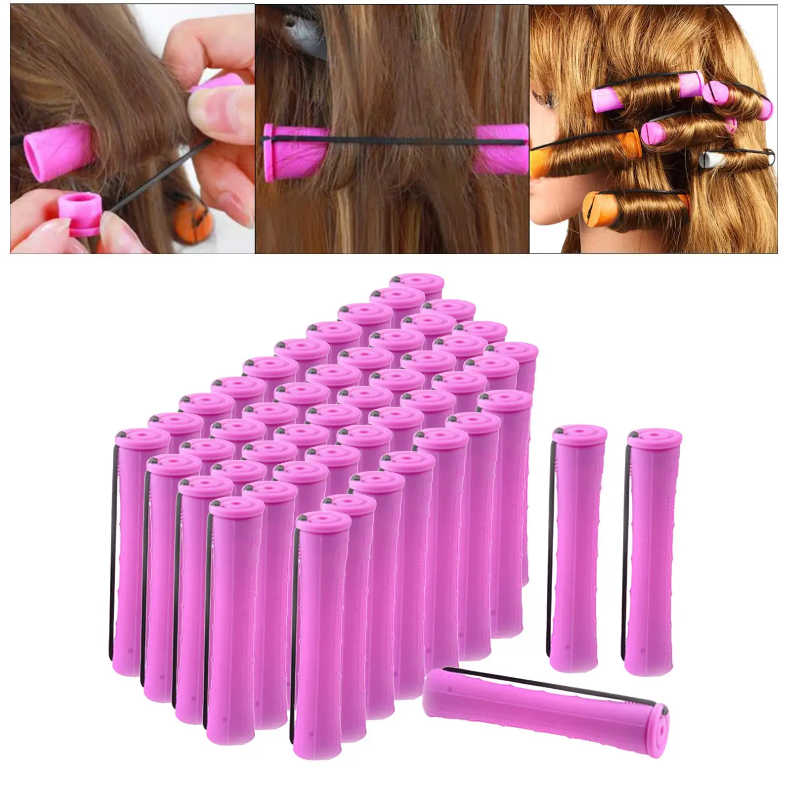 Perm Rodsing Hair No Non Small Medium Large Size Naturaly Wavy Rod Women Hair Styling Girls hair styling tool hair curling tools