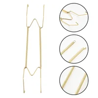 Support mural réglable avec mécanisme à ressort pour suspendre les assiettes à dîner dans les cuisines, les salons ou les entrées 6