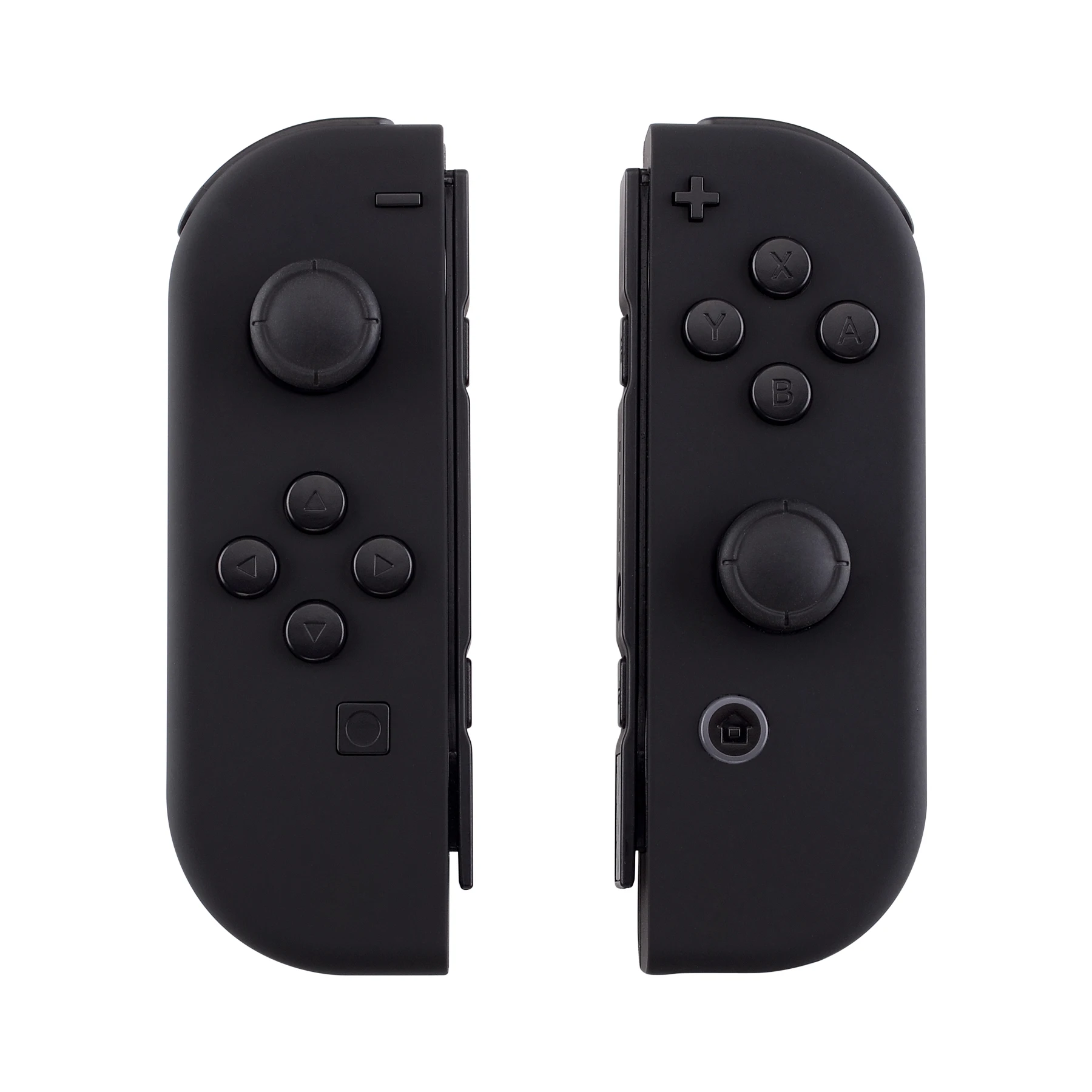 

eXtremeRate Custom Soft Touch Grip Black Controller Housing with Full Set Buttons Replacement Shell for NS Switch & OLED JoyCon