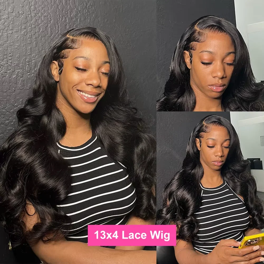 Body Wave 13X4 13X6 Hd Transparent Lace Front Human Hair Wigs Brazilian Virgin Hair Pre Pluck Lace Wigs 5x5 4x4 Closure Wig