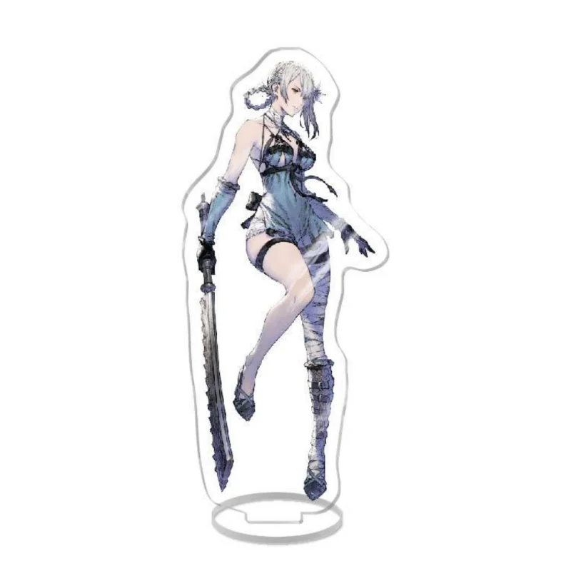 NieR:Automata 애니메이션 게임 아크릴 스탠드 모델 장난감 소녀 2B 액션 피규어 데스크 장식 플레이트 친구 팬 선물용 소장품