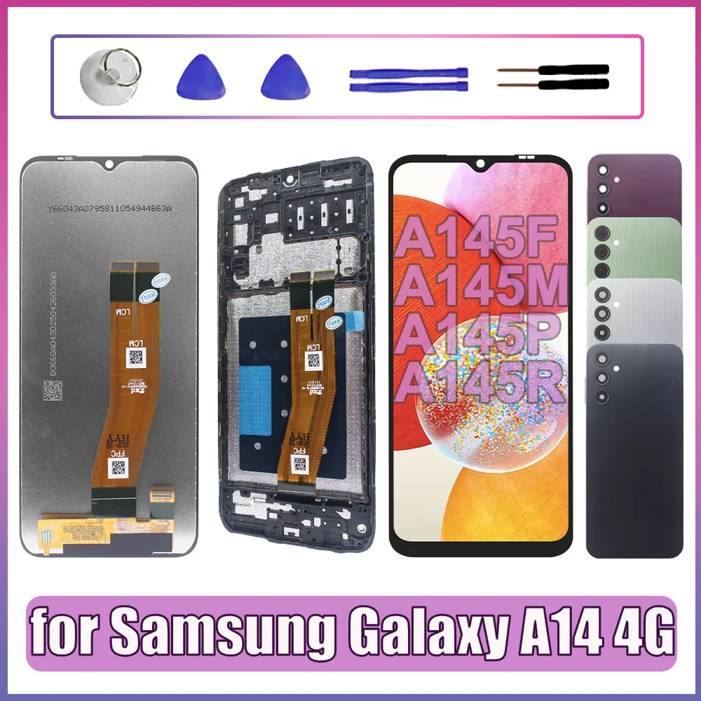 High-Quality LCD Display Touch Screen Digitizer Assembly Replacement for Samsung Galaxy A14 4G