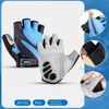New Outdoor Sports Fitness Training Breathable Non-slip Bicycle Shock Absorbing Riding Half Finger Cycling Gloves Men Women 1