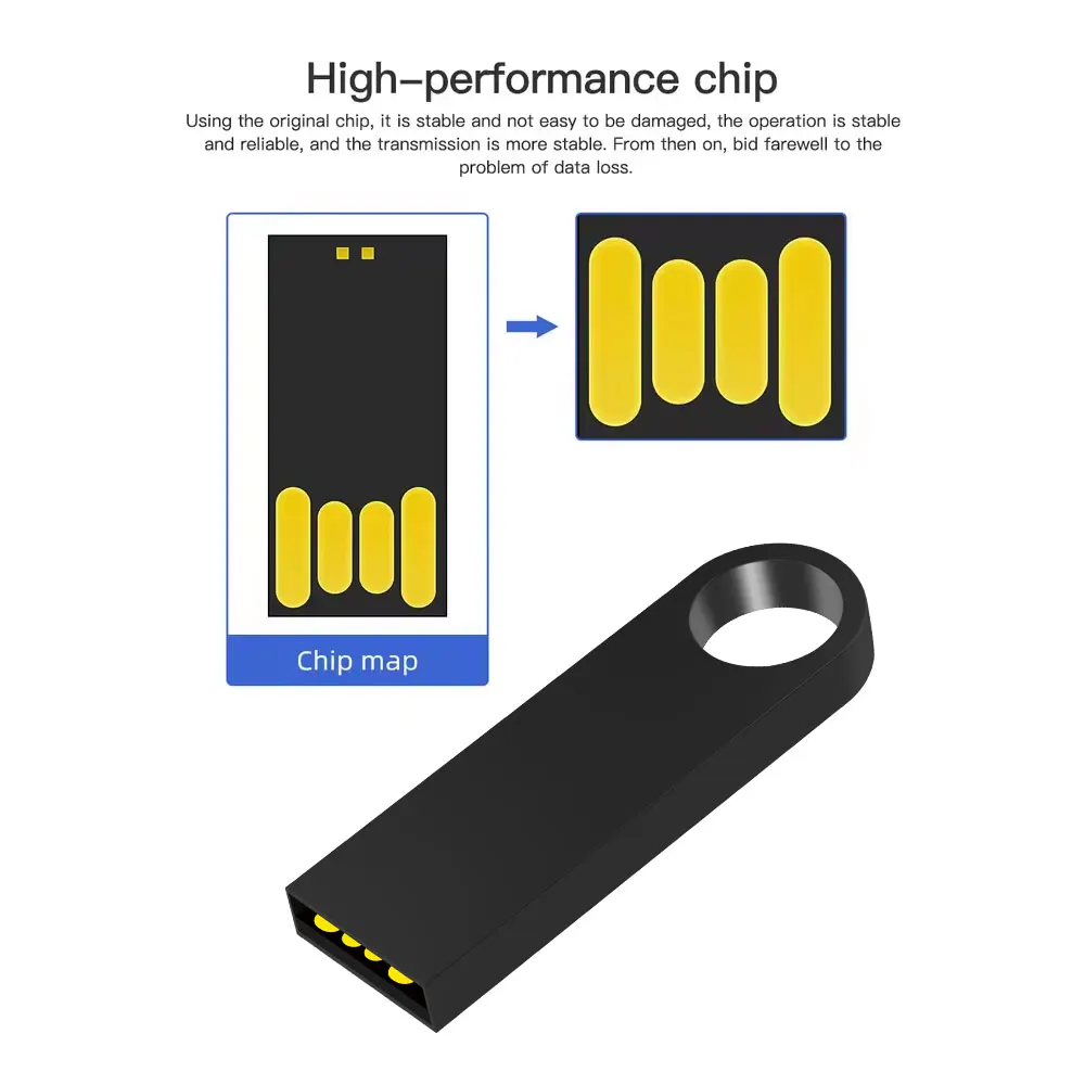100개 메탈 플래시 드라이브 64GB 무료 맞춤 로고 블랙 32GB 펜 드라이브 16GB 메모리 스틱 무료 키체인 U 디스크 8GB 4GB 선물 128MB