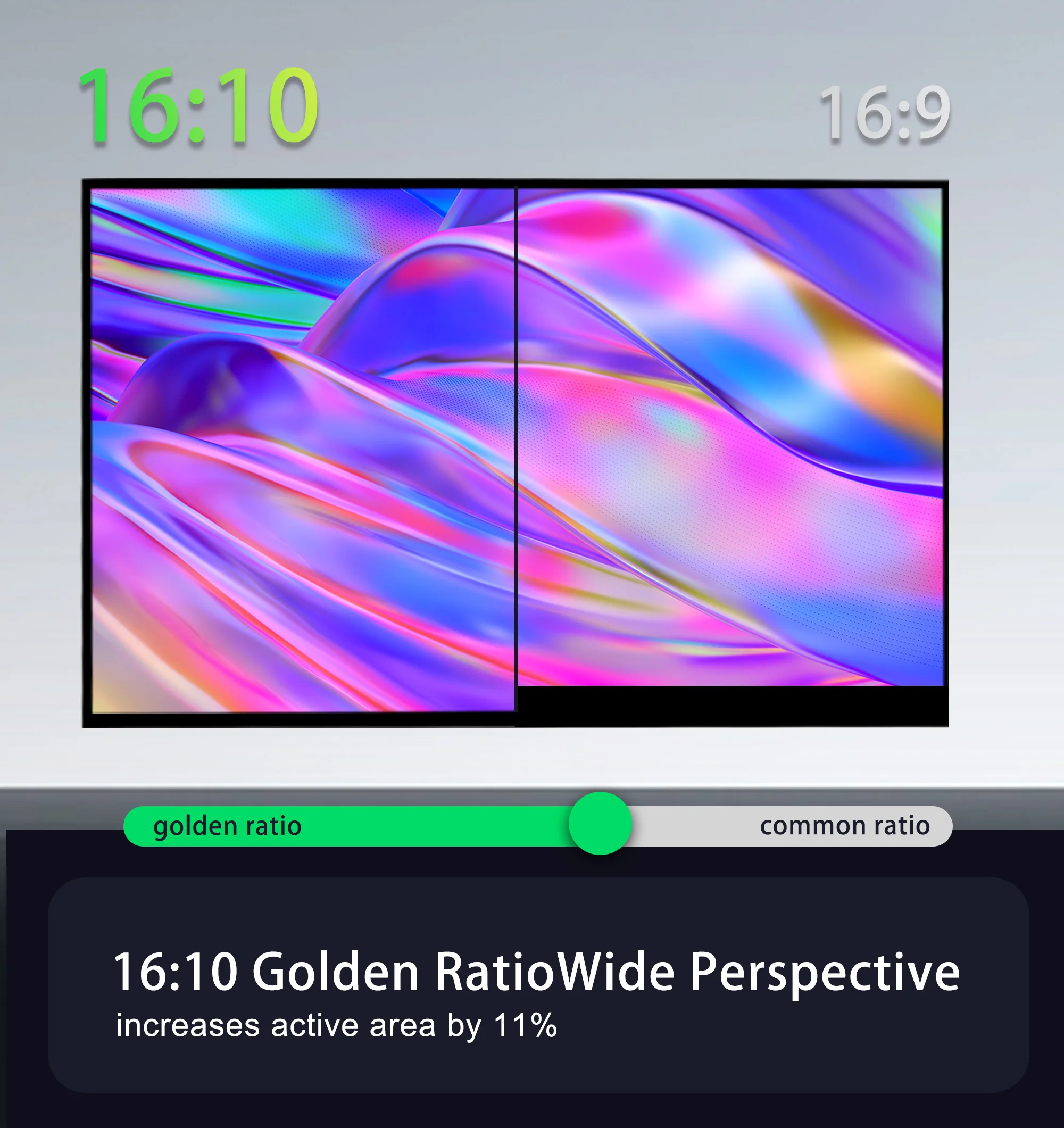 LESOWN USB C타입 와이드 모니터 8.9, 윈도우 PC용 소형 LCD 디스플레이, 확장 스크린, 10.1 인치, 1920x1200 IPS 16:10