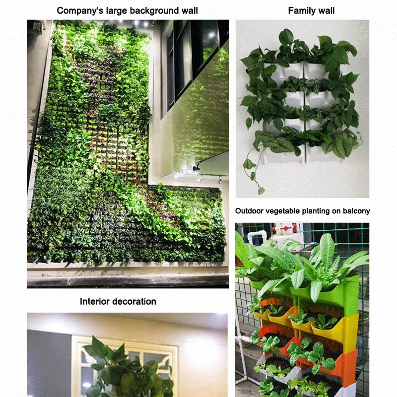 Self Watering Flowerpot Plastic Stackable Vertical Flower Plant Pot Strawberry Seedling Holder Vegetable Planters Garden Decor