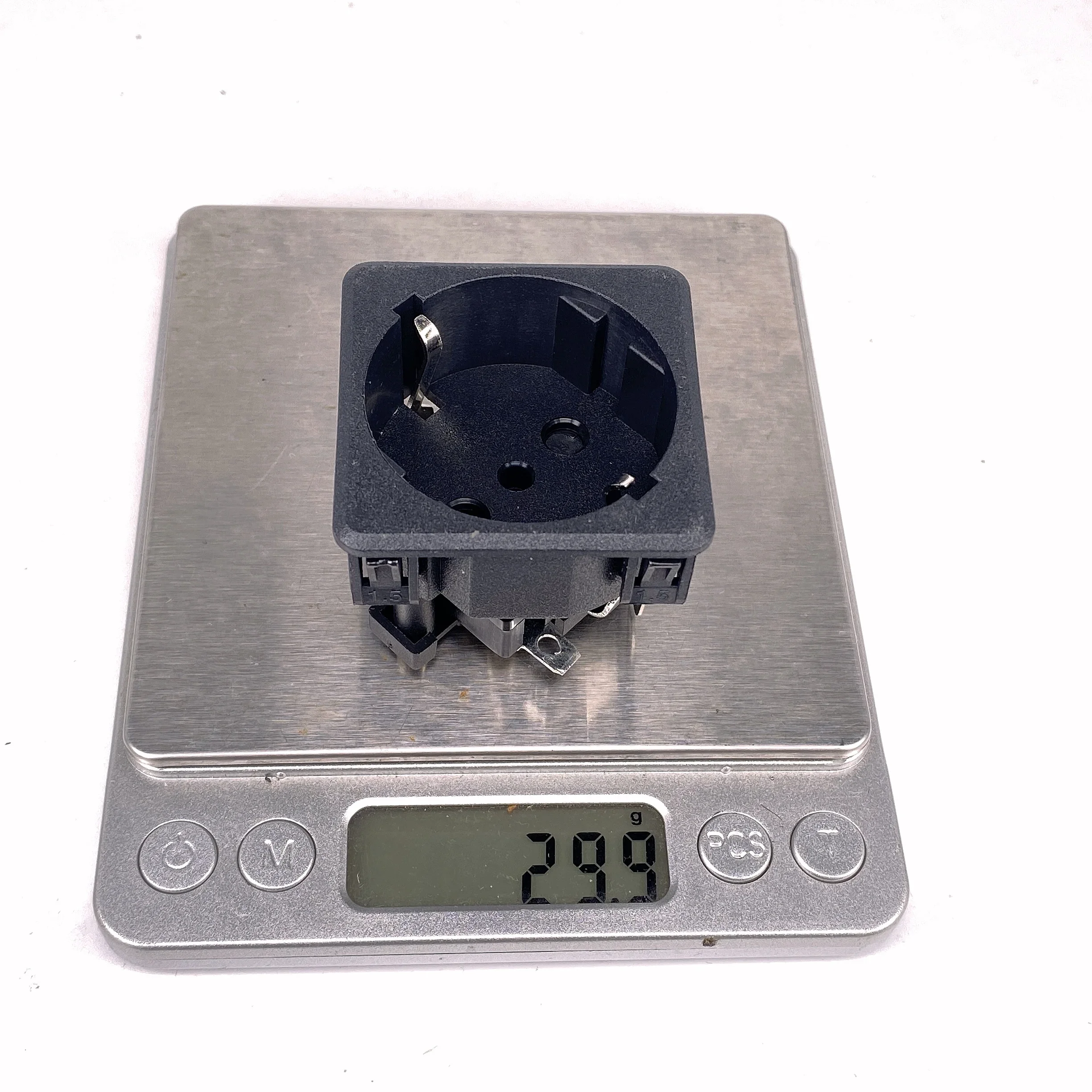 250v 16a germany AC PDU UPS EU power desktop outlet Embedded electrical Panel Receptacle AC socket European style French copper
