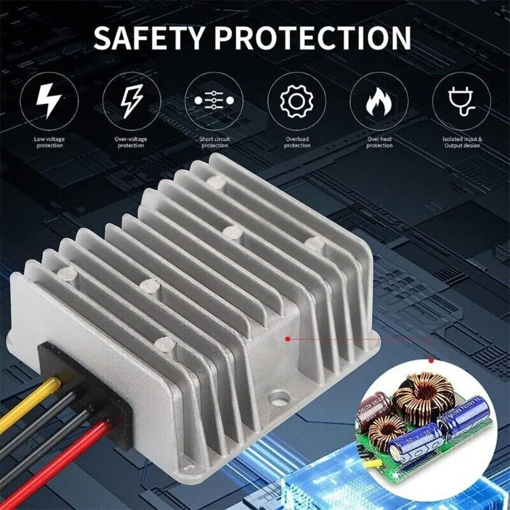 Makita 18V 리튬 이온 배터리 용 DC 18V  DC 12V 20A 240W 스텝 다운 컨버터 어댑터 DIY 자동 벅 부스트 전압 레귤레이터