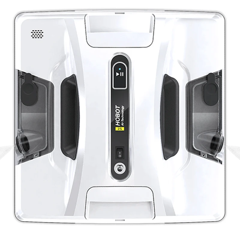 NEW HOBOT-2S Window Cleaning Robot with Dual Ultrasonic Water Spray and Control Via Smartphone or Remote Window Cleaner Robot 2