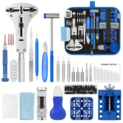 Comprehensive Watch Repair Tool Kit - 212 - Piece Set with Precision Tools and Accessories (224pcs)