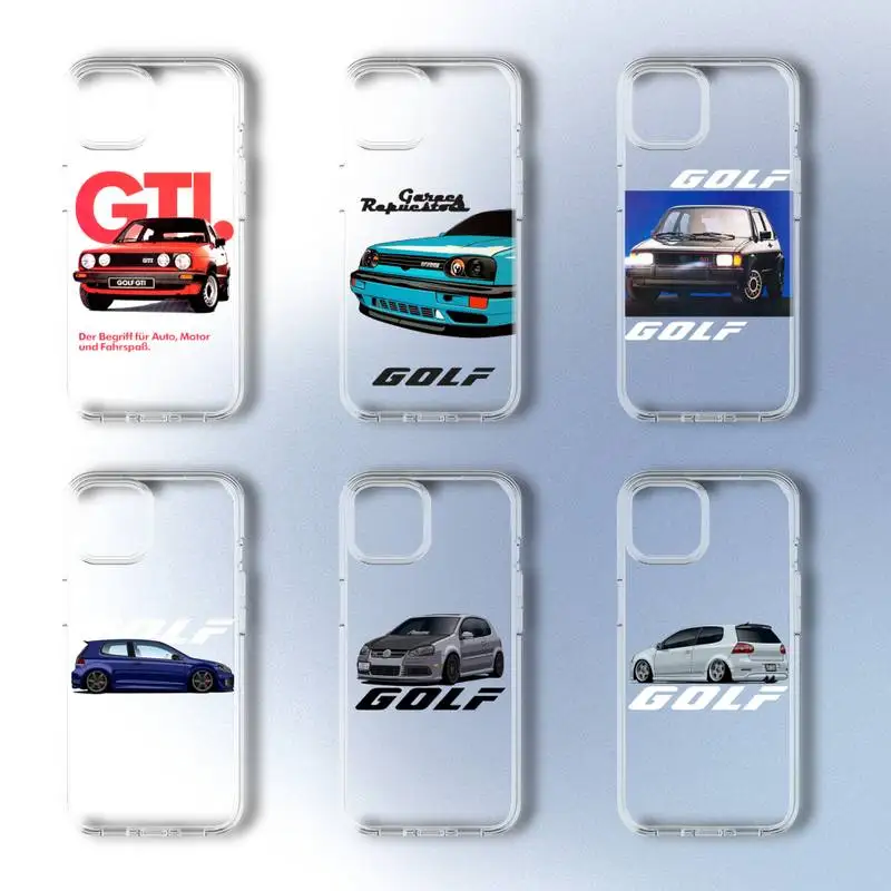 Custodia Per Telefono Golf G-Gti Per Samsung Galaxys20 S21 S30 Fe Lite Plus A21 A51S Note20 Guscio Trasparente