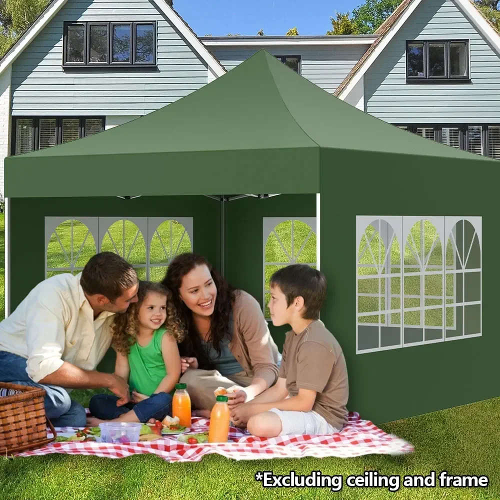 2x3cm Winter Outdoor Warm Tent Cloth Transparent Roman Window Sunshade Tent Cloth Windproof And Rainproof for Stall Camping