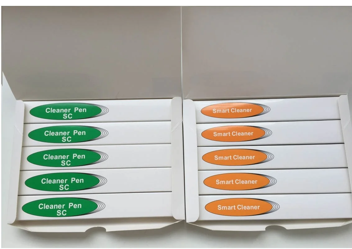 

10PCS 2.5mm/1.25mm Cleaning Pen SC FC ST LC Optic Fiber Cleaner One Touch Cleaning Tool 800 times Cleaning