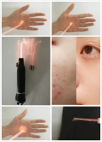 High Frequency Facial Machine Acne Spot Remover Electrotherapy Glass Tube Wand Big Power 30W 2