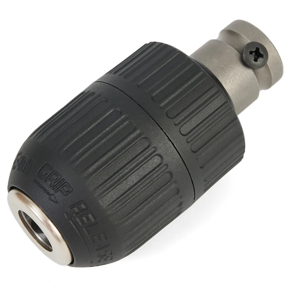 Drill Chuck Adapter 1/2 20UNF 2-13 Mm Capacity Keyless 2-13mm Clamp Range For Wrench Conversion