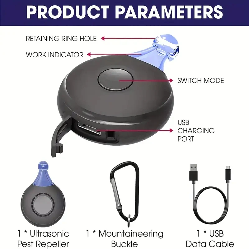 Ultrasonic Flea & Tick Repeller For Pets-Dog Flea & Tick Control The Collar Will Protect Your Pets Automatically