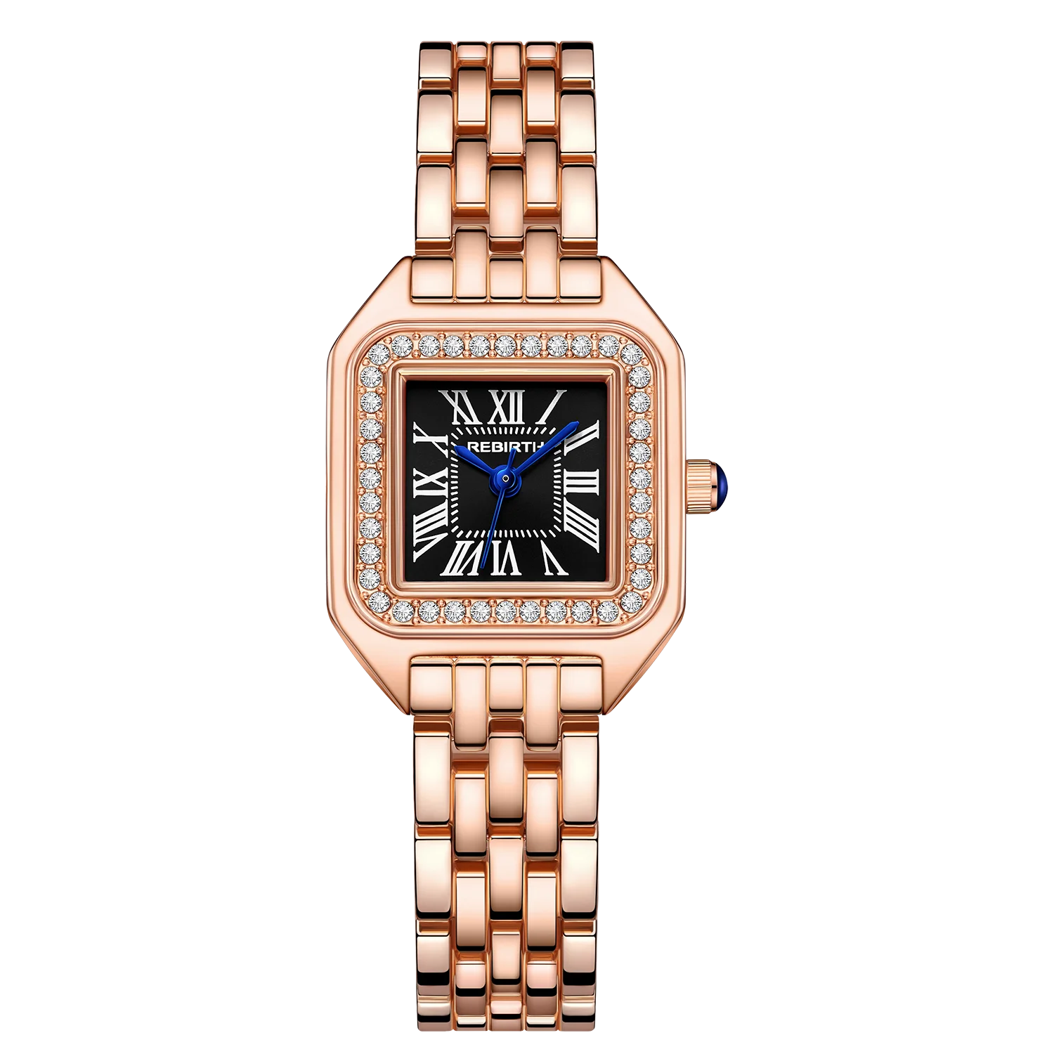 

Женский браслет из нержавеющей стали, прямоугольная форма, элегантные часы в подарок, 2023