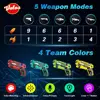 VATOS Upgrade Data Sync Laser Tag Guns Vests x4 Electric Infrared Guns Shooting Game Set Toy for Kids Teens Indoor Outdoor Games 6