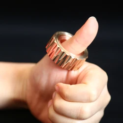 Fidget Slider Ratchet Wheel Fidget Ring  Adult EDC Metal Fidget Toys ADHD Hand Spinner Stress Relief Toys Office Toy Adult Gift