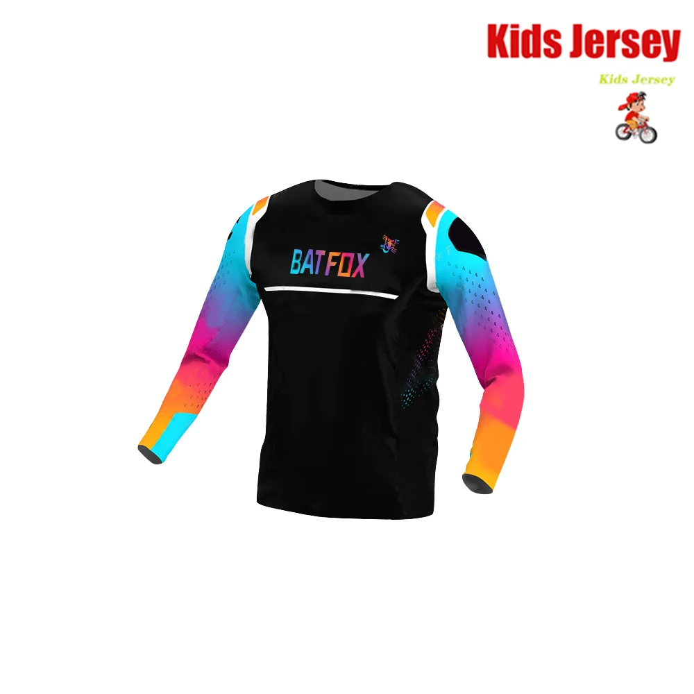 Children's Jersey Downhill Jerseys Mountain Bike Shirt Motorcycle Kids T-Shirt Bicycle Jersey Cycling Clothing 6