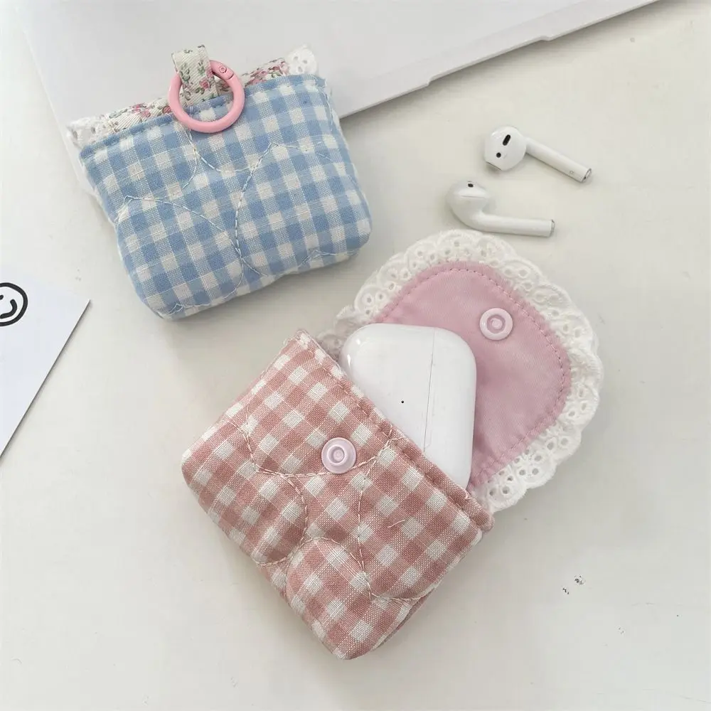 Compact Mini Earphone Storage Bag - Portable Multifunctional Keychain Pouch and Small Wallet
