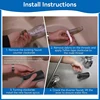 Bathroom Tub Spout For E531D-1F-62, Tub Spout With Shower Diverter 1/2Inch IPS Inside Thread Bathtub Faucet Spout 3