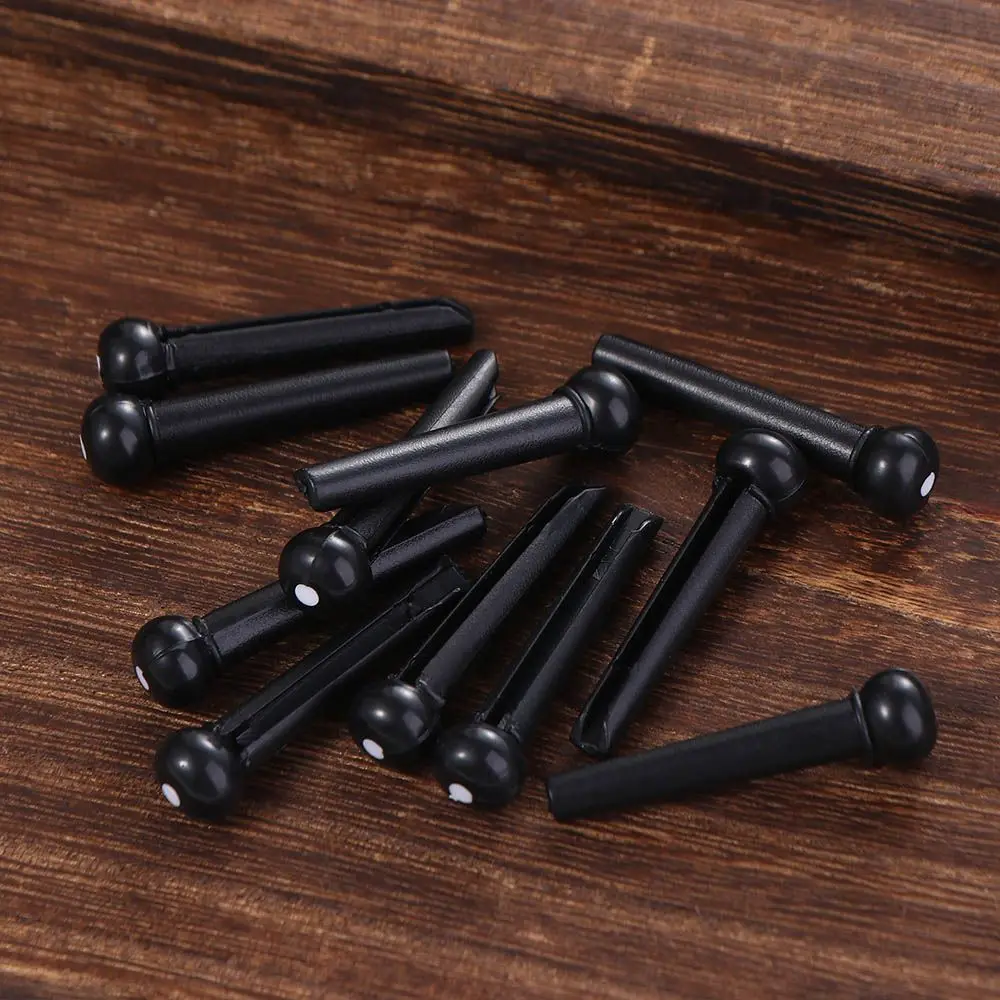 Description Picture 5 of itemAcoustic Guitar Bridge Pin Fixed Tuning Tone Durable Tailpiece Performance School String Nail Pegs Musical Instruments