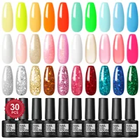COSCELIA 30/40/80 Colors Gel Nail Polish Set Nail Art Gel Cured U V LED Lamp Manicure Kit Nail Supplies for Nails Beginner 2