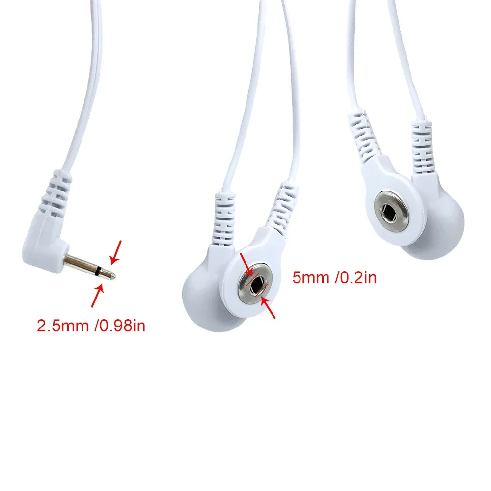 Physiotherapy Tens Electrode Pads Conductive Gel Therapeutic Pulse Pressure Electrical Compex Muscle Stimulator Massage Patches