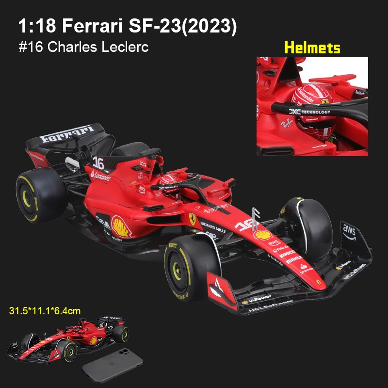 ブラーゴ-フォーミュラ1レーシングモデル,ダイキャストカー