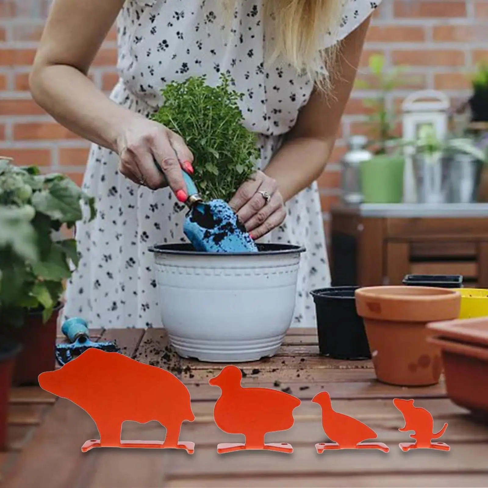 

Стальная мишень, 4 шт., мишень силуэта животного для двора на открытом воздухе