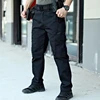 Mens Combat Sets Outdoor Wear-resistant Hooded Tactical Jacket+Multi Pocket Hunting Pants 2-piece Waterproof Training Suits 5