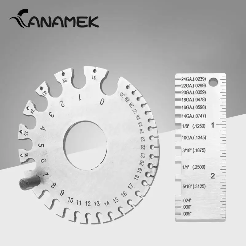 036RoundAWGSWGWireGaugeWeldingInspectionWireGaugeThickness