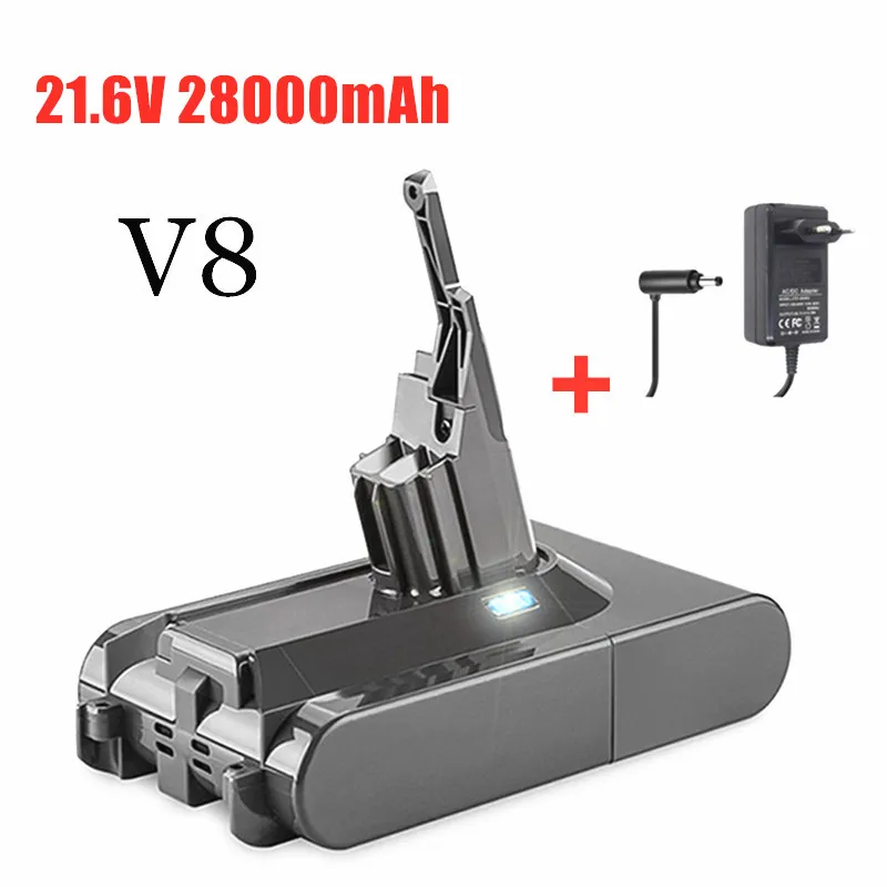 

V8 21.6V 28000mAh Replacement Battery V8 Absolute Cord-Free Vacuum Handheld Vacuum Cleaner V8 Rechargeable Battery+Charger