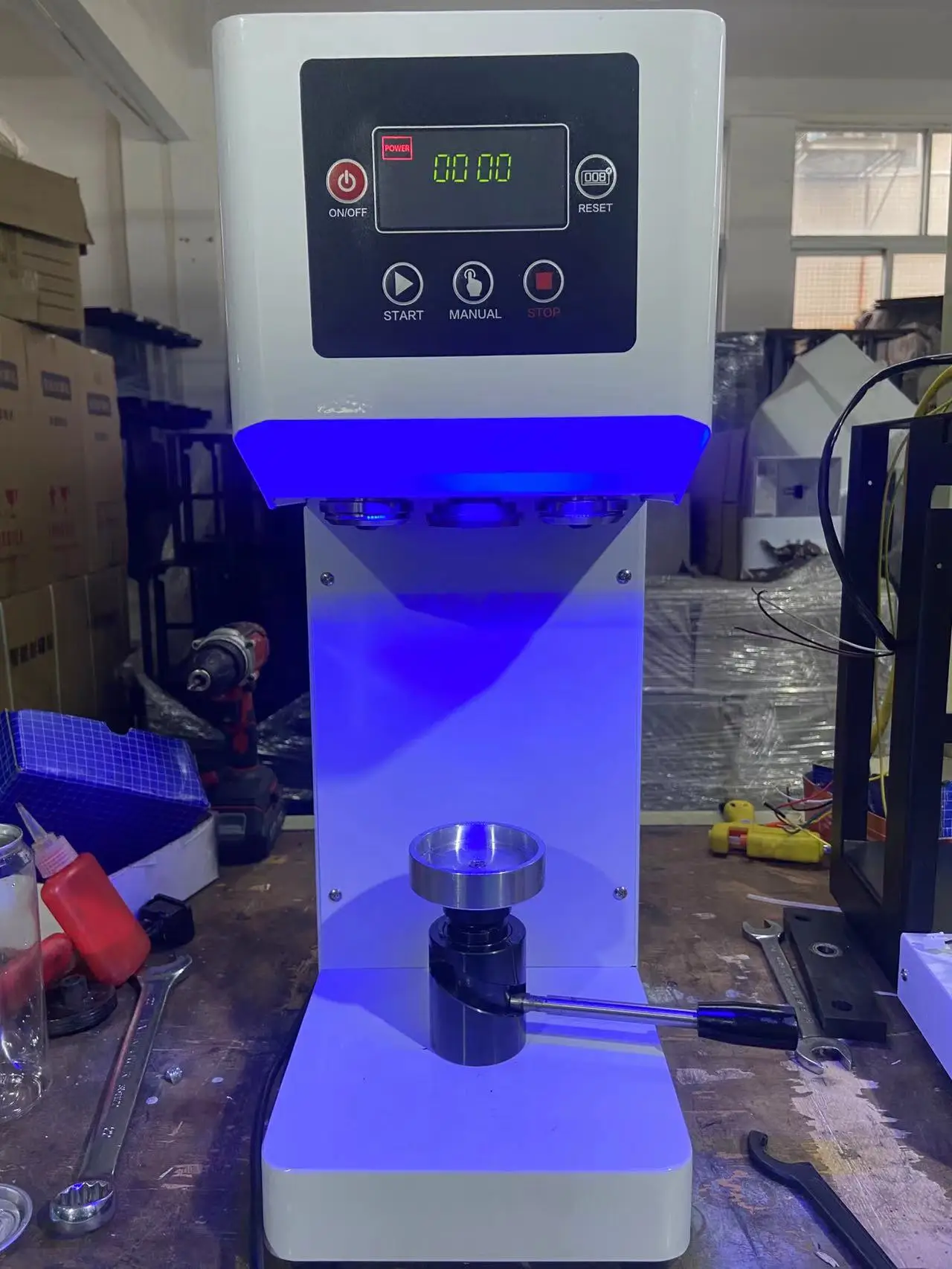 Description Picture 6 of itemCommercial Can Sealing Machine 55mm Caliber Beverage Bottle PET/Aluminum Bottle 330/500/650ml Cans Sealer