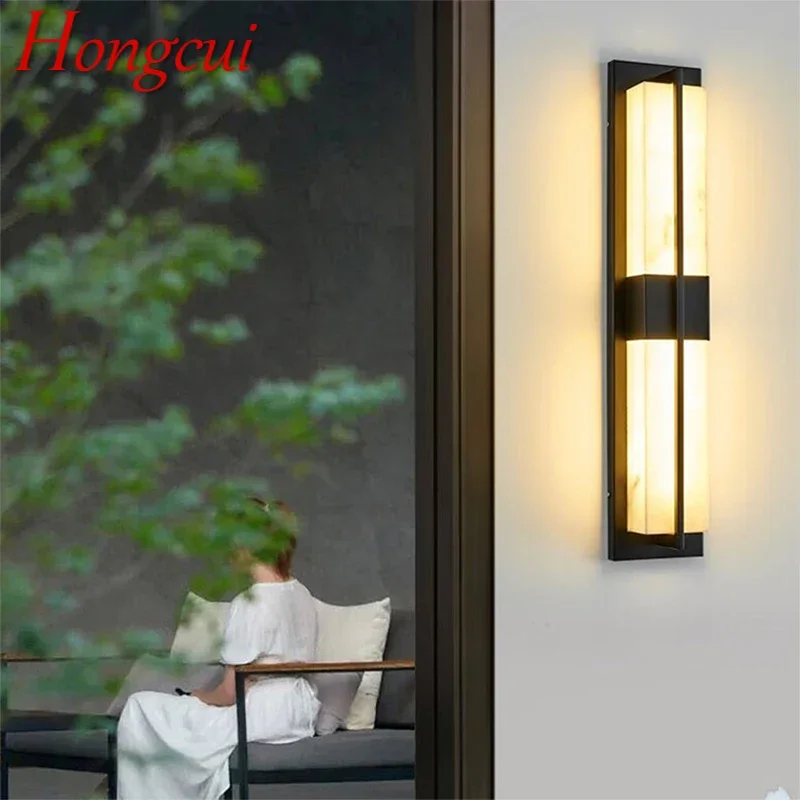 

Hongcui Contemporary LED Outdoor Wall Lamps Electric Simplicity Waterproof Balcony Hallway Courtyard Villa Gate Hotel